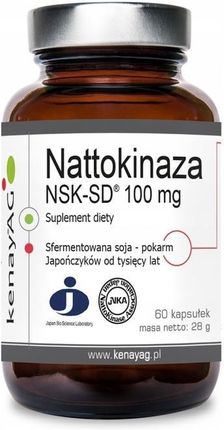 KenayAG Nattokinaza 100 Mg 60 kaps - Opinie i ceny na Ceneo.pl