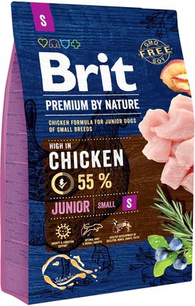 Brit Premium By Nature Junior Small 3Kg