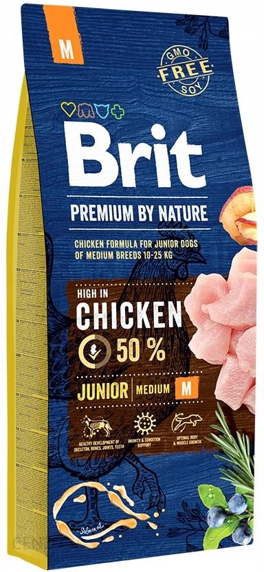 Brit Premium By Nature Junior Medium 15Kg