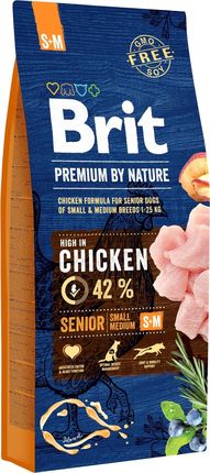Brit Premium By Nature Senior Small/Medium 15Kg