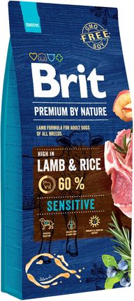 Brit Premium By Nature Sensitive Lamb&Rice 15Kg
