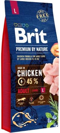 Brit Premium By Nature Adult Large 2X15Kg