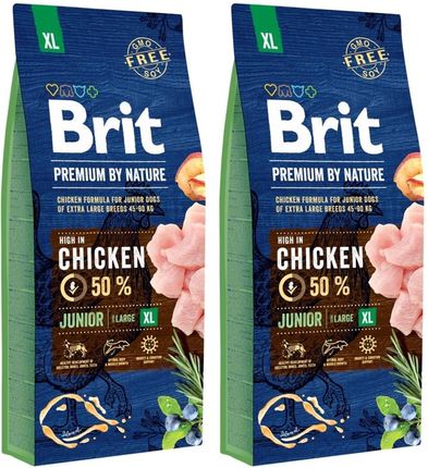 Brit Premium By Nature Junior Extra Large 2X15Kg