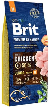 Brit Premium By Nature Junior Medium 2X15Kg