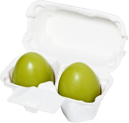 Holika Holika Green Tea Egg Soap mydełka do twarzy 2x50g