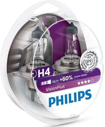 Philips H4 Vision Plus 2szt. 12342VPS2