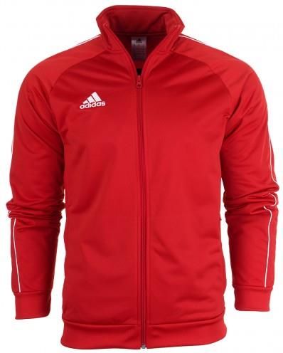 Bluza adidas CORE 18 HOODY czerwona CV3337 Męskie Bluzy