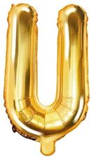 Zdjęcie Partydeco Balon Foliowy Litera U 35cm Złoty (Fb2Mu019) - Luboń