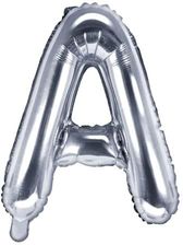 Zdjęcie Partydeco Balon Foliowy Litera A 35cm Srebrny (Fb2Ma018) - Opalenica