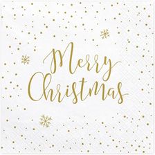 Zdjęcie Partydeco Serwetki Merry Christmas 33X33cm
 1Op/20Szt (Sp3340) - Łódź