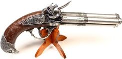 Zdjęcie Denix Replika Trzy Lufowy Pistolet Na Stojaku Model 1306800 - Warta