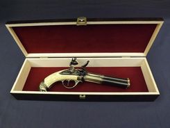 Zdjęcie Denix Replika Trzy Lufowy Pistolet Francuski W Pudełku Model 5306P01 - Puszczykowo
