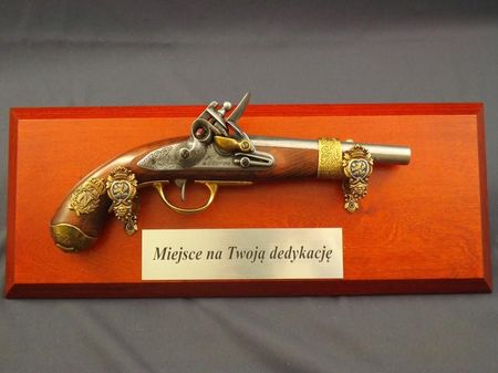 Denix Replika Napoleoński Pistolet Na Tablo Model 1063Tmtgd