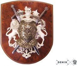 Zdjęcie Denix Tarcza Z Półpancerzem I Dwoma Mieczami Model 518 - Czempiń