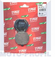TRW MCB548 Organic Allround Kit pastiglie freno per Harley-Davidson FLST 1986-1990 Assale Anteriore e Altre Moto