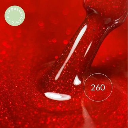 cosmetics zone Lakier hybrydowy 7ml Romantic Red 260