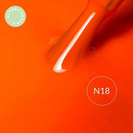 cosmetics zone Lakier hybrydowy 7ml Neon Electric Orange N18