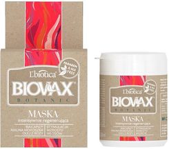 Zdjęcie Biovax Botanic maska regenerująca Baicapil, Malina moroszka, Olej z róży 250 ml - Gołdap