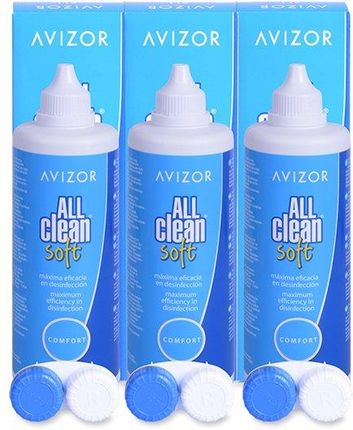 Avizor All Clean Soft Płyn 3x350 ml