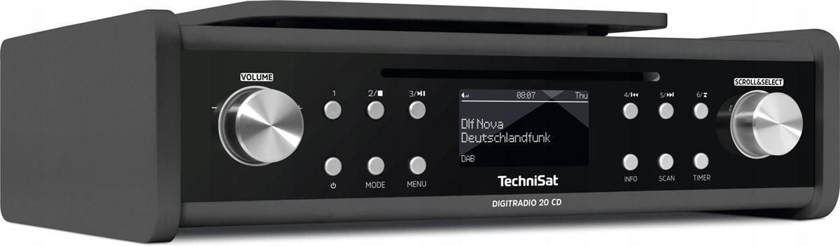 TechniSat Digitradio 20CD Antracyt (0000/4999) - zdjęcie 2 TechniSat Digitradio 20CD Antracyt (0000/4999)
