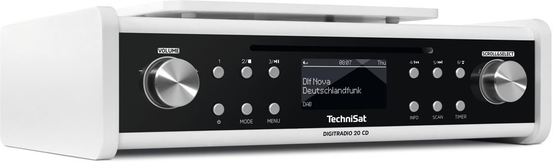 TechniSat Digitradio 20 CD biały (0001/4999) - zdjęcie 4 TechniSat Digitradio 20 CD biały (0001/4999)