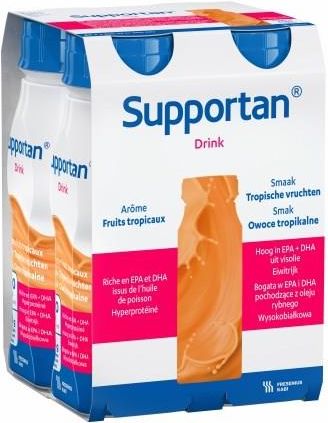 Supportan Drink smak owoce tropikalne 4x200ml