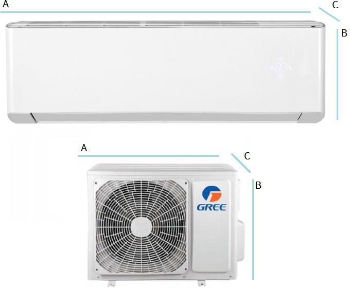 Gree Amber 3,5kW GWH12YCK6DNA1A - zdjęcie 1 Gree Amber 3,5kW GWH12YCK6DNA1A