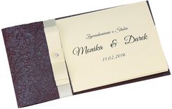 Zaproszenia ślubne tłoczone z serii Elegance - Artykuły papiernicze handmade