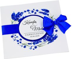 Zaproszenia ślubne Kwiaty - Artykuły papiernicze handmade