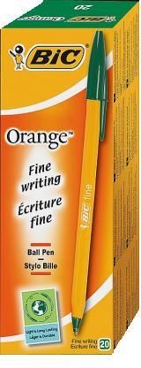 Bic Długopis Orange Zielony 20Szt