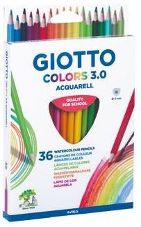 Giotto Kredki Colors 3,0 Aquarell 36Szt