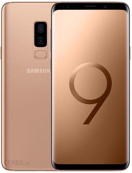 Samsung Galaxy S9 Plus Sm G965 64gb Dual Sim Sunrise Gold Cena Opinie Na Ceneo Pl