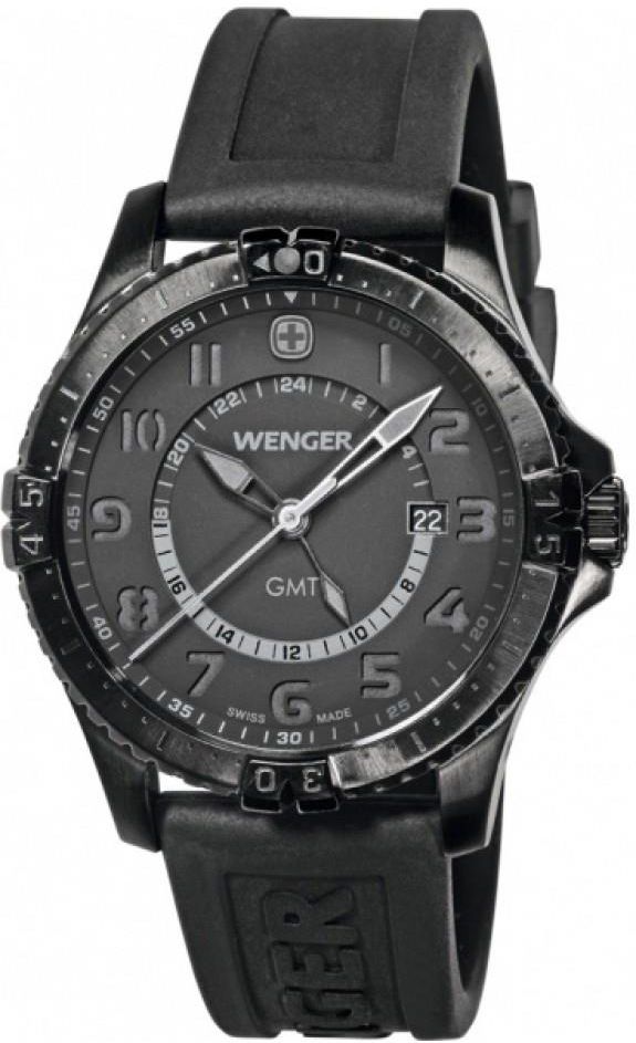 Wenger Watch Zegarek Wenger Swiss Military Squadron Gmt 77074 