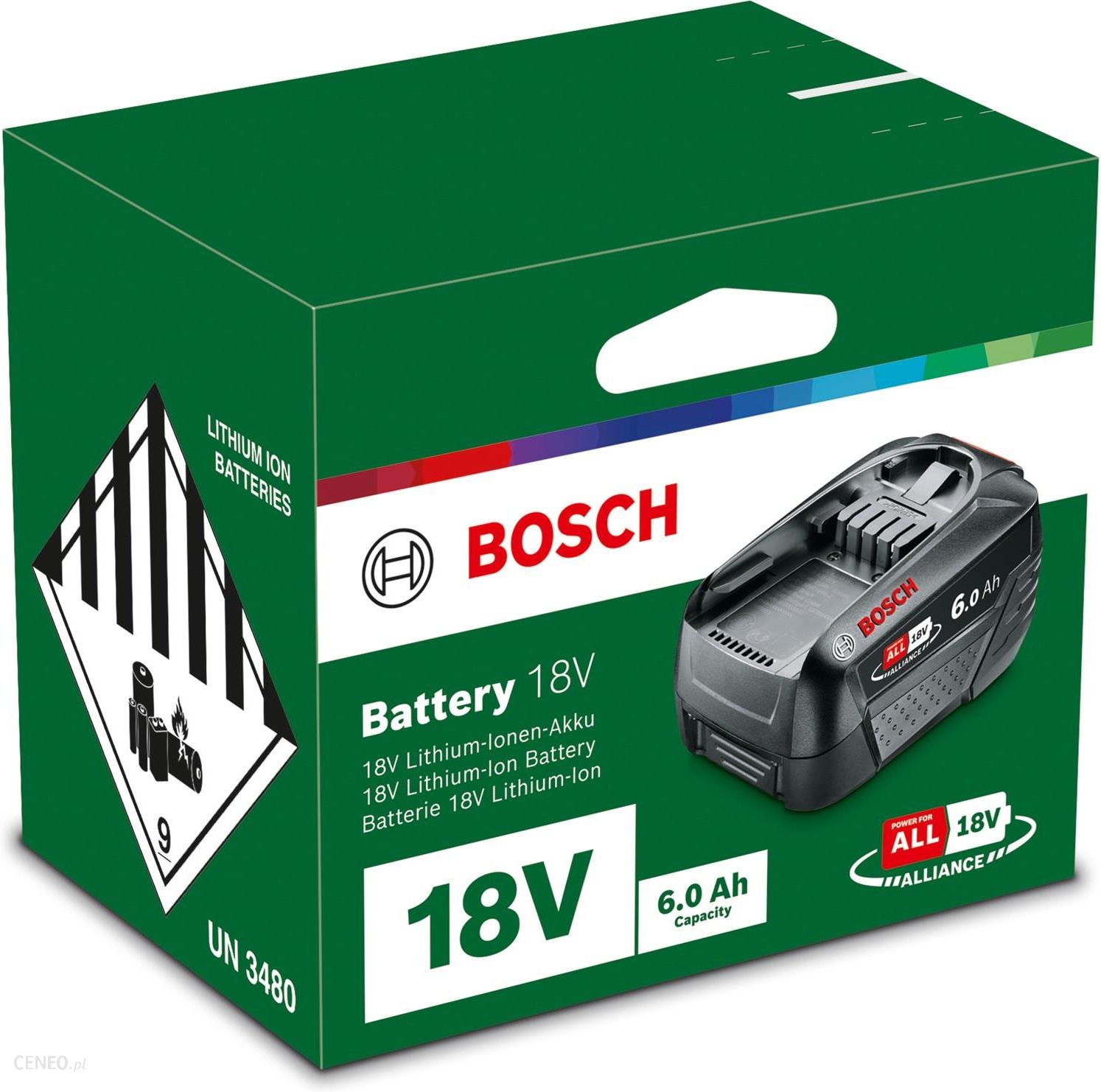 BOSCH PBA 18V 4.0Ah PowerPlus battery pack - BOSCH 1607A350T0