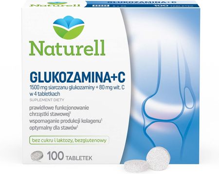 Naturell Glukozamina + C 100 tabl.