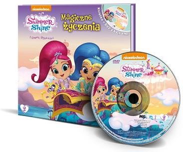 Magiczne Życzenia Shimmer And Shine + Dvd - Opracowanie Zbiorowe