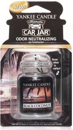 Black Coconut Car Jar Ultimate - Yankee Candle