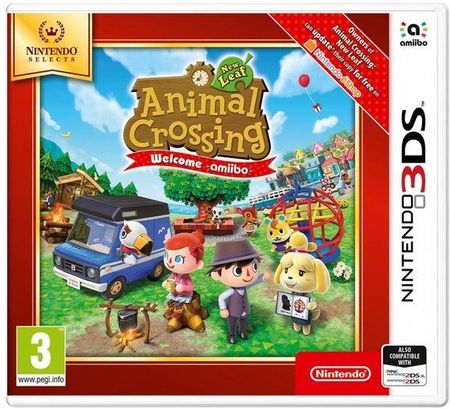 Animal Crossing New Leaf Welcome Amiboo (Gra 3DS)