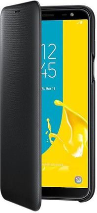 Samsung Wallet Cover do Galaxy J6 Czarny (EF-WJ600CBEGWW)