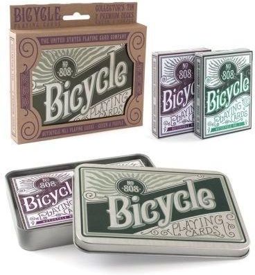 Bicycle Karty Retro Tin Gift Set