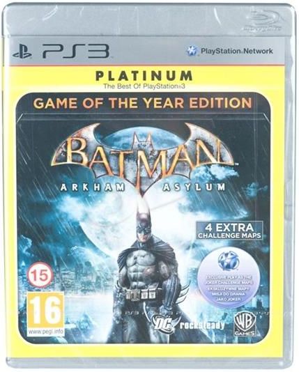 Batman: Arkham Asylum goty Edition Greatest Hits - Ps3 em Promoção na  Americanas