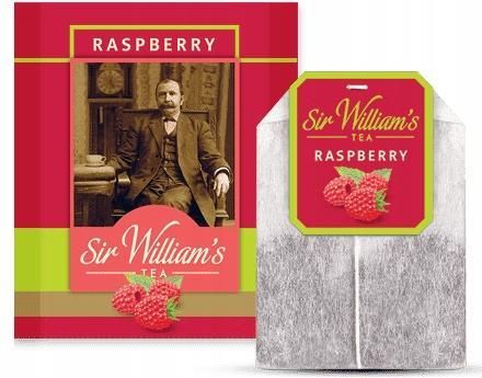 Sir Williams Tea Raspberry Herbata 50 saszetek x 2,4g