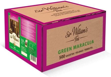 Sir Williams Tea Green Maracuja Herbata 500 saszetek