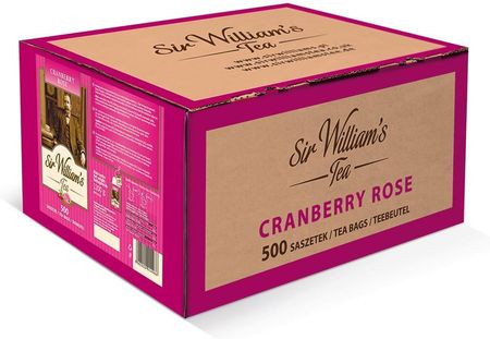 Sir Williams Tea Cranberry Rose Herbata 500 saszetek