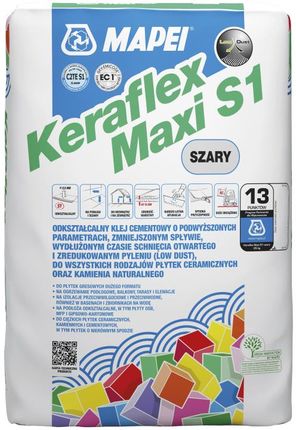 Mapei Klej Do Płytek Ceramicznych I Kamienia Keraflex Maxi S1 - Biały - 23kg