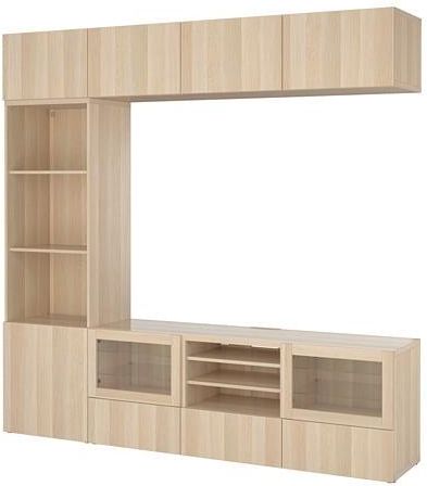 Ikea Besta Kombinacja Na Tv Szklane Drzwi S39194974 Opinie I