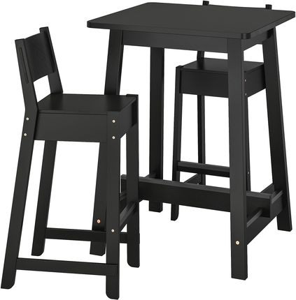 IKEA NORRÅKER ノッルオーケル バーテーブル&スツールの3点セット