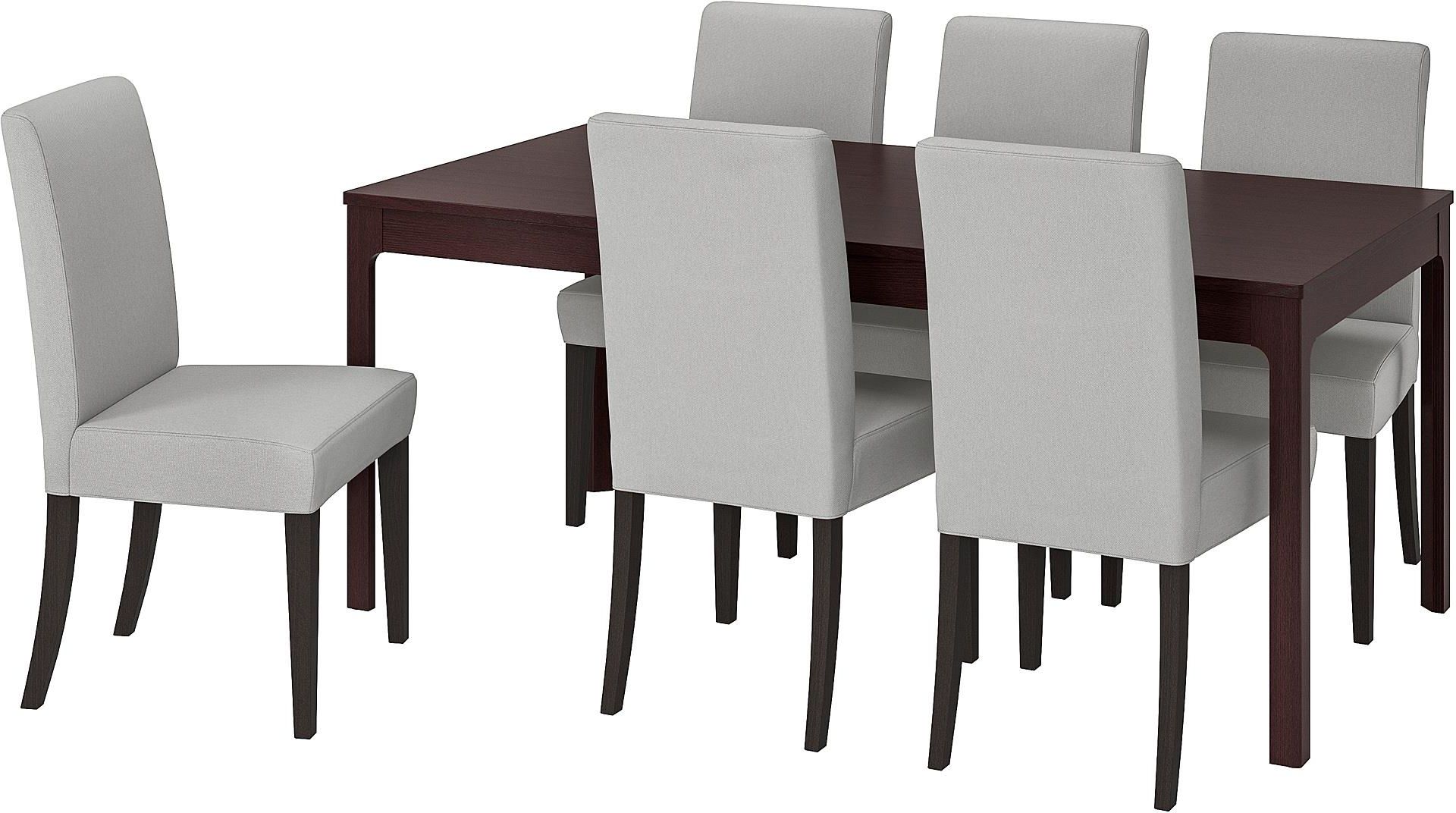 Ikea EKEDALEN HENRIKSDAL Stół i 6 krzeseł s49229261 - Opinie i 