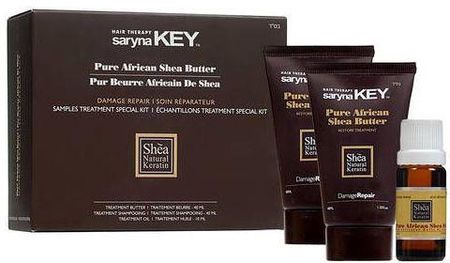 SARYNA KEY SET Pure African Shea Shampoo 40ml + Shea Butter 40ml + Treatment Oil 10ml