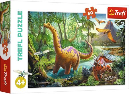 Trefl Puzzle 60el. Wędrówka Dinozaurów 17319
